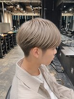 エノア 東京(ENORE) メンズ|ミディアム|アッシュブロンド|ハイトーンカラー