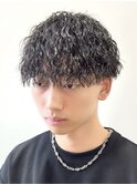 マッシュ×縦落ちツイスパ