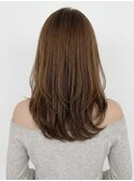 大人可愛いミディアム20代30代40代◎前髪ありくびレイヤー吉川