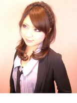 ヘアージェニック(hair genic)&nbsp;☆編みこみのハーフアップ☆