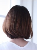 後ろ姿でツヤ髪ボブ【八千代】