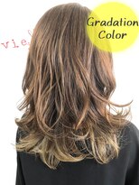 グリー ヘアープロデュース(Gree hair produce) ミディアムレイヤー×グラデーションカラー【Gree津田沼　吉野】