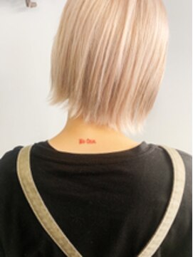 フラム 渋谷(flamme) 【flamme】ホワイトブロンド