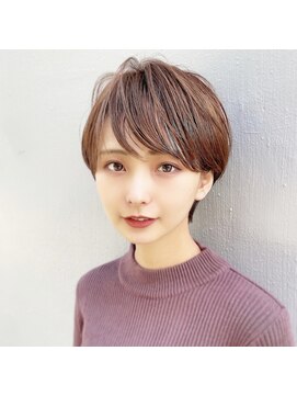 ラナ 渋谷(Lana) 【Chill】大人かわいい季節のピンクベージュクールショートボブ