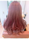 〈藤間〉ブリーチカラー/韓国風ピンクラベンダー
