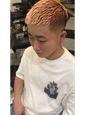 かき上げヘアショートレイアーくせ毛風パーマコンマヘア84