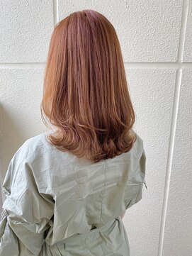 クラウドヘアー 東照宮店 オレンジカラー