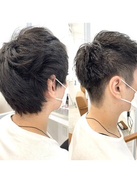 ロミーオム 本厚木(ROMMY. Homme) 【刈り上げ×ショート】スッキリメンズショートスタイル