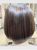 柔らか縮毛矯正艶ボブ