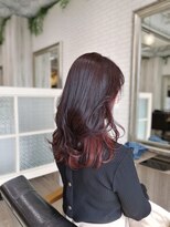 プレジール (Plaisir) 白髪染め+インナーカラー イヤリングカラー 40代50代60代