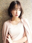【morio札幌】大人かわいいシースルーバングボブ