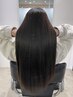【オザキ限定】髪質改善酸性ストレート(カット付)+美髪トリートメント¥23000
