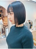 地毛風カラー/ナチュラルレイヤーカット/ショートボブ[船橋]