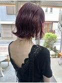 【YUI】ぱつっとボブ/ブリーチ無しCherry RED