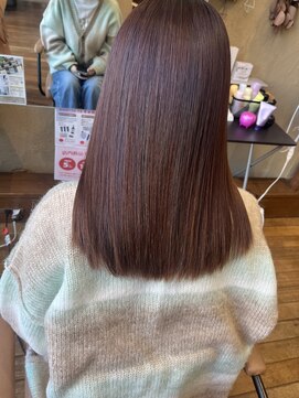 ビハツヤ(BIHATSU-YA) ワンカラーオレンジブラウン