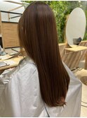 チョコカラー×髪質改善トリートメント
