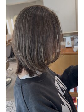 アンドビューティフル 恵比寿(andbeautiful) 透明感ベージュ×ミディアムレイヤー