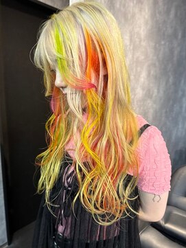 ヌル 表参道本店(Null) セクションカラー/デザインカラー/ブリーチカラー/表参道/原宿