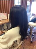 黒髪×ロングレイヤー