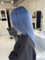 髪屋 紬 ブルーカラー/ネイビーカラー/ダブルカラー/水色カラー/韓国