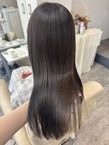 ソア 並木坂(Soa)&nbsp;韓国ヘア/縮毛矯正/レイヤーカット/ベージュ/セミロング