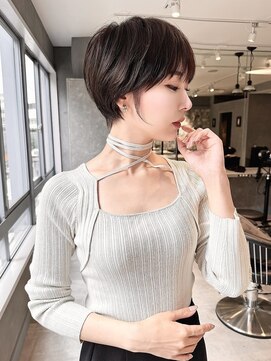 ハローバイシー 仙台(Hello by Sea) 艶小顔ショート×髪質改善[美髪/韓国風/顔周り]仙台