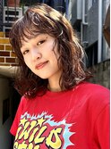 ミディアムパーマウェーブパーマロングパーマコテ巻き風パーマ