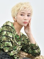 ロアー ヘアー マチルダ 千葉店(RAWR hair MATILDA)&nbsp;【RAWR】ホワイトブロンド美髪x丸みボブ