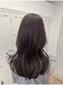 ほんのりラベンダーの透明感ブラウン