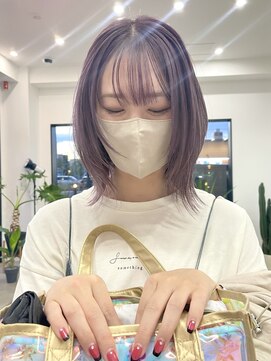 ノートエートル 西金沢(Nought etre) 20代/30代/透明感カラー/ラベンダーグレージュ