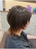 レザーカットで作る「ショートウルフ」