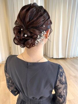 結婚式ヘアセット アップスタイル