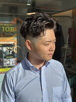 スウェル 船橋店(Swell) MEN’S HAIR/サーフカール/刈り上げセンターパート/船橋