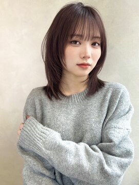 TLUUS 梅田茶屋町店【トゥルーズ】前髪&韓国レイヤー&ボブ＆髪質改善【4/4～(予定)】 【TLUUSイメチェン前髪ピンクベージュクールショート