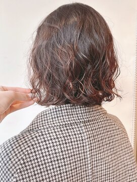 モリオフロムロンドン 原宿本店(morio from London) 【morio 原宿】ニュアンスボブパーマ