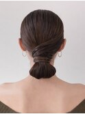 逗子葉山まとめ髪結婚式タイトアレンジヘアセットヘアメイクR42