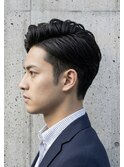 ▼アップバング/メンズカット/ツーブロック/ビジネスマン