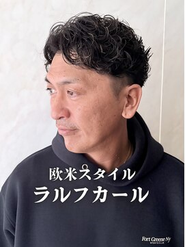 クレア本厚木(CREA) MEN’S/リバースセンターパート/ニュアンスパーマ/本厚木