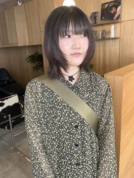 パークホワイト 代官山(PARK White) ボブレイヤーウルフハッシュカットココアブラウン