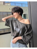 アグ ヘアー ネスト 茨木店(Agu hair nest)&nbsp;大人ショートボブ 20代30代40代ヘア 小顔 大阪クビレ茨木
