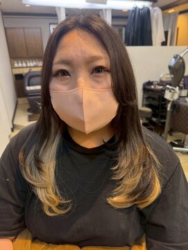 ヘアーサロン ノルテ(Hair Salon NORTE) レイヤー×コントラストインナーカラー
