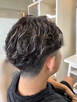 ユニヘアデザイン 徳島店(Uni. hair design)&nbsp;【ハイライト×メンズパーマ】
