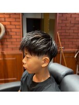 ハナテンベース(HANATEN BASE) 爽やか学生カット×ナチュラルショート_メンズショート