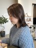 【いつもの髪色に飽きた方へ】透け感ダブルカラー＋カット ￥23083→18467