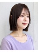 ハッシュカット/大人ショートヘア/ボブ/20代30代/新宿