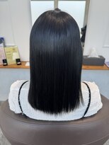 ユニヘアデザイン 徳島店(Uni. hair design)&nbsp;【暗い髪でもおしゃれに☆】大人モードブルーブラック
