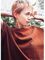 ヘアーアンドアトリエ マール(Hair&Atelier Marl)&nbsp;【Marl】プラチナブロンドのベリーショート♪