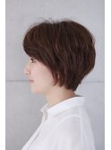【&- hair/鈴木孝治】大人後頭部ふんわりショートボブ 西葛西