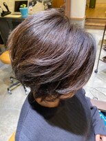 ヘア サロン ルート 幕張(Hair Salon ROUTE)&nbsp;《大人カッコいい》シャドウブルーボブミディ [ROUTE幕張店]