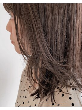 ヘアメイク ミッカ(HAIR MAKE MICCA) たっぷりhighlightを入れてmoca beige color◎杉浦 恵
